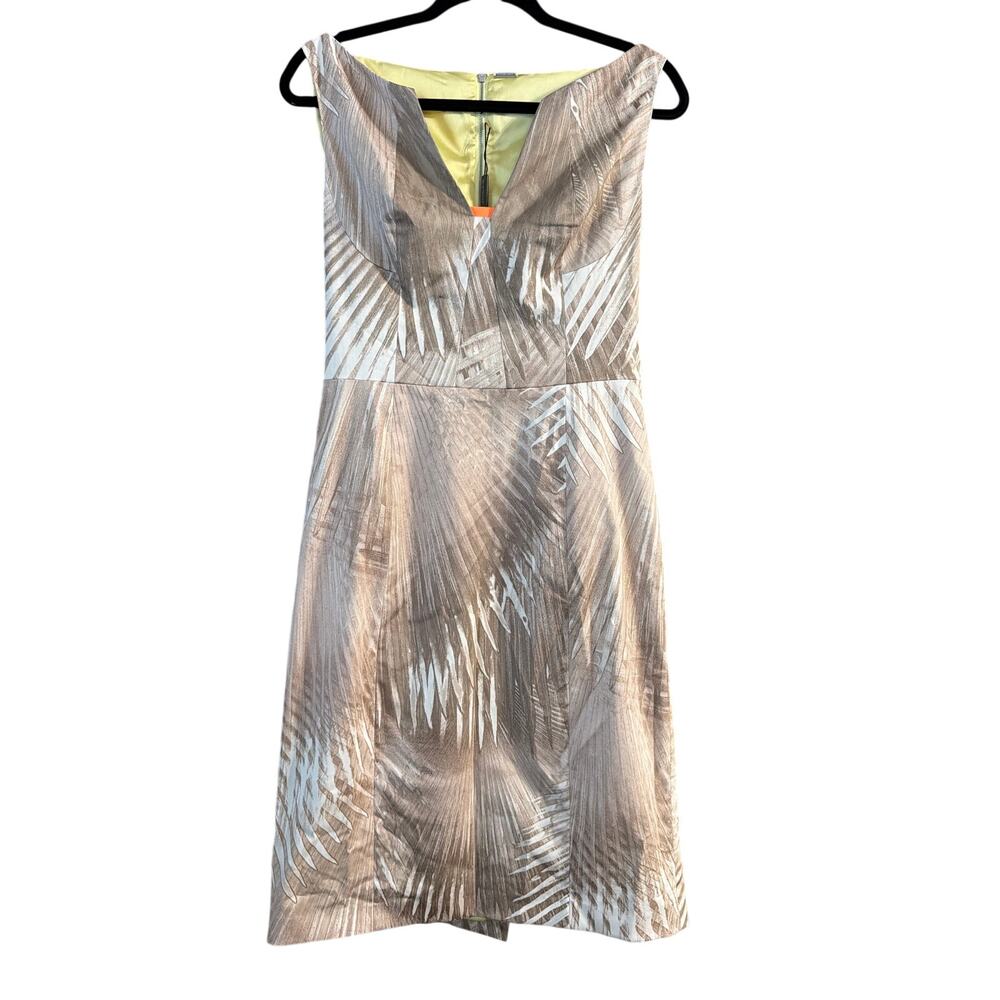 Elie Tahari Women's Sahari Khaki Nessa Sheath Dress Size 10 New